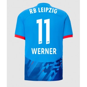 Lacne Muži Futbalové dres RB Leipzig Timo Werner #11 2023-24 Krátky Rukáv - Tretina